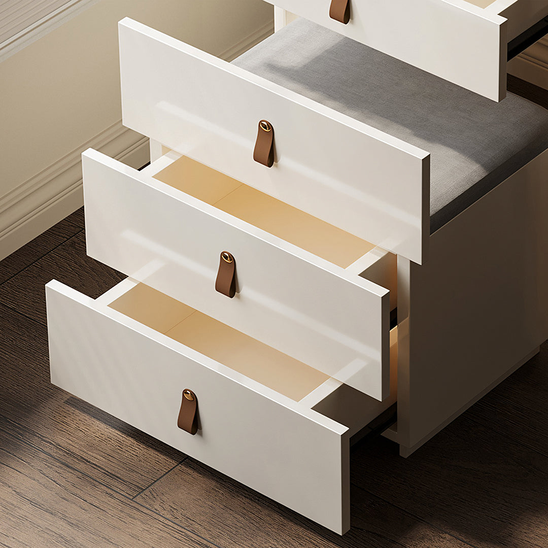 Espelho LED Redondo Touch 3 Cores de Luz Com Desembaçador e D