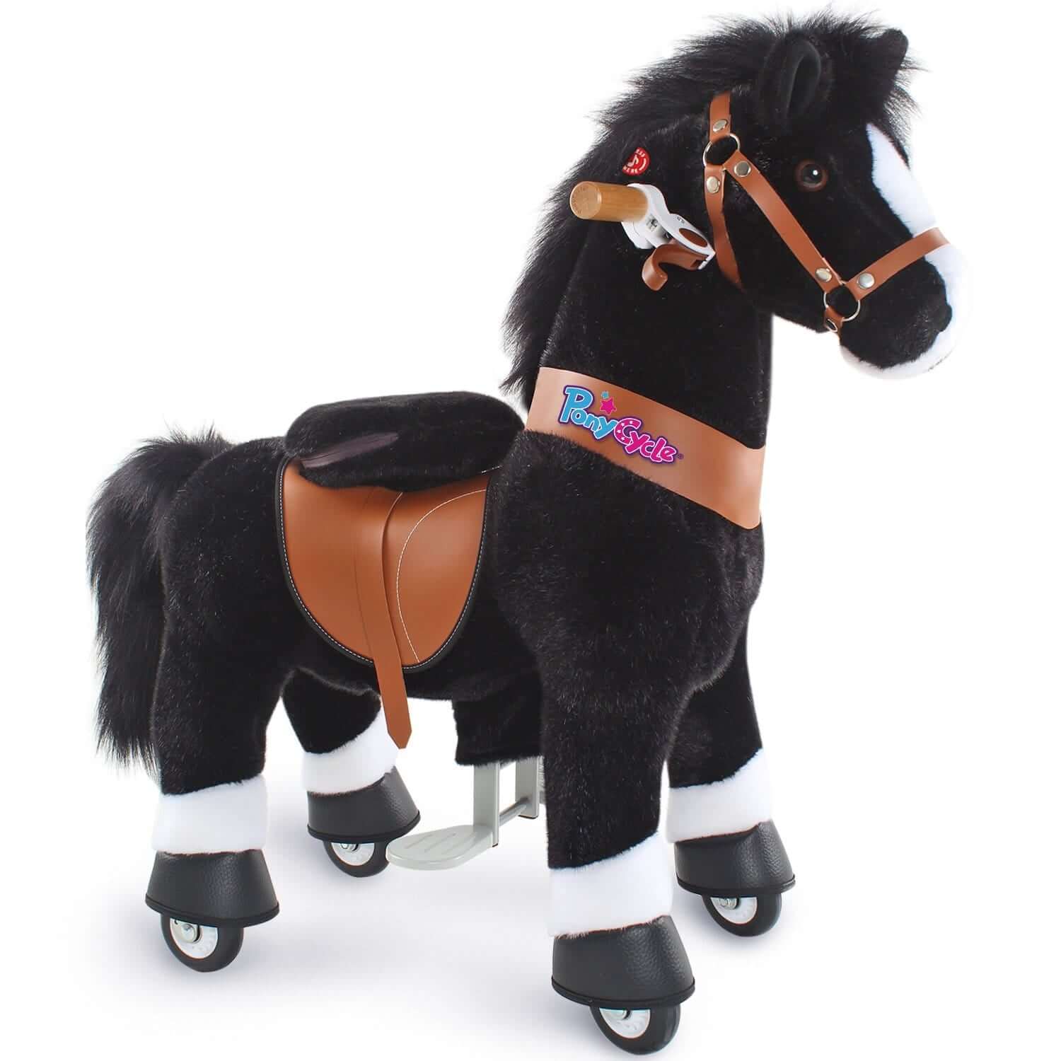 PonyCycle® Unicórnio Modelo U: Brinquedo de Montaria com Galope Real e Freio - Imagem 3